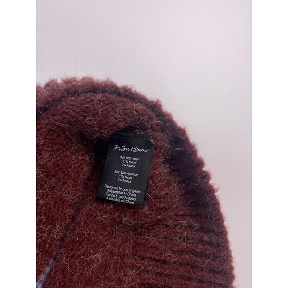 For Love & Lemons Color Block Deep V Knit Sweater Size M - Picture 7 of 9